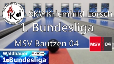 1. Bundesliga 120 Frauen: SKV Kriemhild Lorsch - MSV Bautzen 04