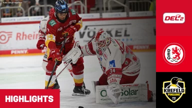 DEL2: Düsseldorfer EG vs. Krefeld Pinguine I Highlights