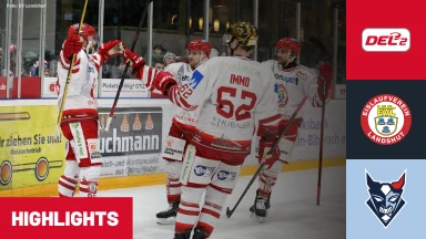 DEL2: EV Landshut vs. Blue Devils Weiden | Highlights