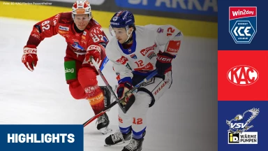 win2day ICE Hockey League: EC-KAC vs. EC iDM wärmepumpen VSV I Highlights