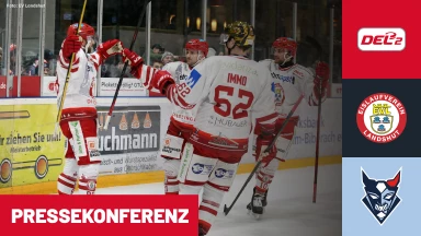 DEL2: EV Landshut vs. Blue Devils Weiden I Pressekonferenz