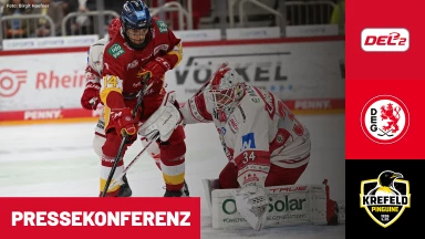 DEL2: Düsseldorfer EG vs. Krefeld Pinguine | Pressekonferenz