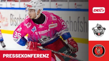DEL2: Eisbären Regensburg vs. Eispiraten Crimmitschau | Pressekonferenz