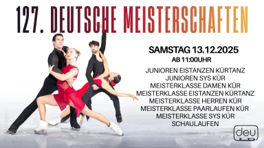 127. Deutsche Meisterschaften im Eiskunstlauf Tag 6