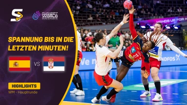 WM-Hauptrunde: Spanien vs. Serbien | Highlights
