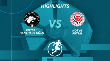 Highlights |  10. Spieltag: Futsal Panthers Köln vs. HOT05 Futsal