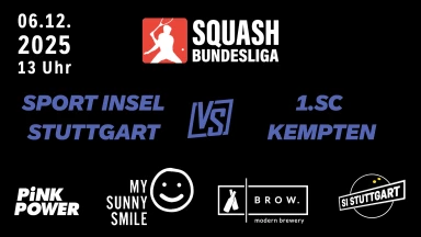 Squash Bundesliga STUTTGART - KEMPTEN