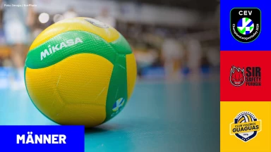 CL Männer: Sir Sicoma Monini PERUGIA vs. Guaguas LAS PALMAS