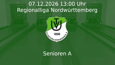 Senioren A - Regionalliga Nordwürttemberg