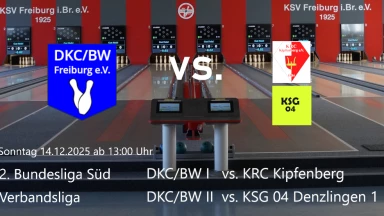 Heimspiel DKC/BW Freiburg vs. KRC Kipfenberg, KSG 04 Denzlingen