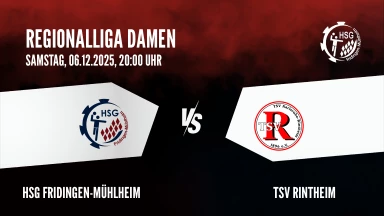Regionalliga Damen: HSG Fridingen-Mühlheim vs. TSV Rintheim
