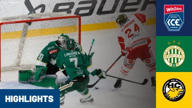 win2day ICE Hockey League: FTC-Telekom vs. HC Falkensteiner Pustertal Wölfe | Highlights