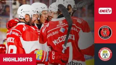 DEL2: Eispiraten Crimmitschau vs. EV Landshut | Highlights