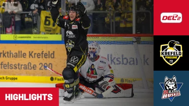 DEL2: Krefeld Pinguine vs. EC Kassel Huskies | Highlights