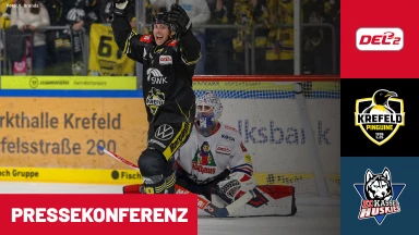 DEL2: Krefeld Pinguine vs. EC Kassel Huskies | Pressekonferenz