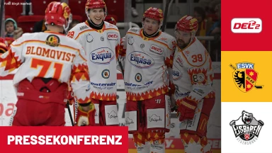 DEL2: ESV Kaufbeuren vs. Eisbären Regensburg | Pressekonferenz