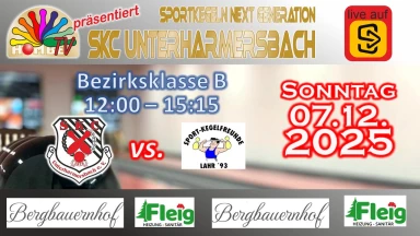 Bezirksklasse B: SKC Unterharmersbach X1 -  SKF 93 Lahr X1