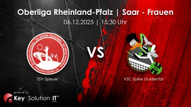 Oberliga RPS-F: TSV Speyer vs. VSC Spike Guldental