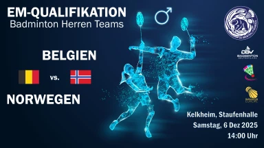 EM Team Qualification - Belgien vs Norwegen (Feld Globus Baumarkt)