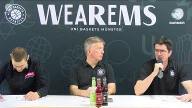 Pressekonferenz: Uni Baskets Münster vs. Paderborn Baskets