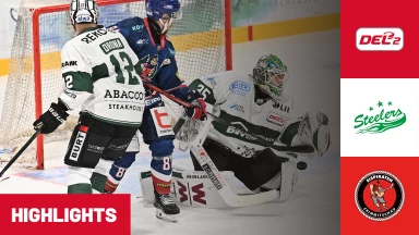 DEL2: Bietigheim Steelers vs. Eispiraten Crimmitschau | Highlights