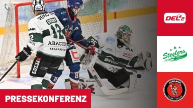 DEL2: Bietigheim Steelers vs. Eispiraten Crimmitschau | Pressekonferenz