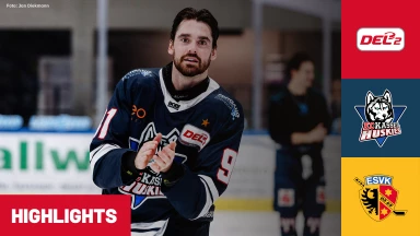 DEL2: EC Kassel Huskies vs. ESV Kaufbeuren | Highlights