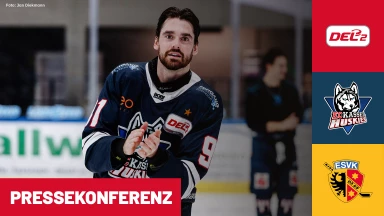 DEL2: EC Kassel Huskies vs. ESV Kaufbeuren | Pressekonferenz