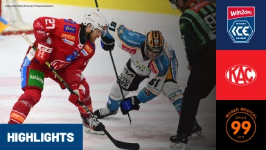 win2day ICE Hockey League: EC-KAC vs. Moser Medical Graz99ers | Highlights