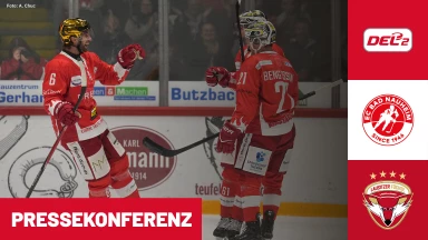 DEL2: EC Bad Nauheim vs. Lausitzer Füchse | Pressekonferenz