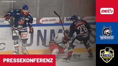 DEL2: EHC Freiburg vs. Krefeld Pinguine | Pressekonferenz