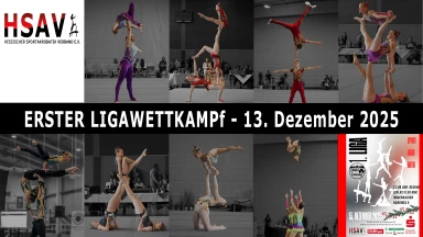 Sportakrobatik in Hessen - Erster Ligawettkampf 2025