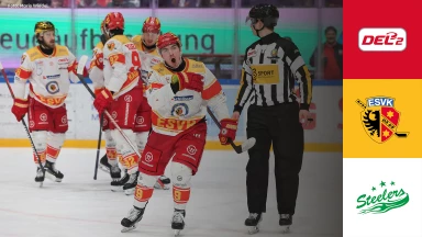 DEL2: ESV Kaufbeuren vs. Bietigheim Steelers