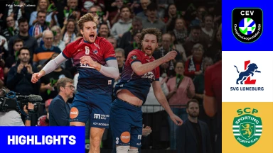 CL Männer: SVG Lüneburg vs. Sporting CP LISBOA | Highlights