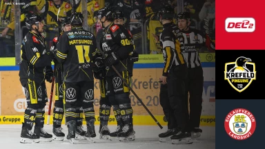 DEL2: Krefeld Pinguine vs. EV Landshut