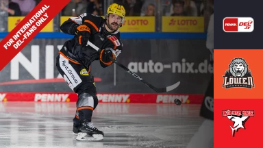 For international fans only - DEL: Löwen Frankfurt vs. Kölner Haie