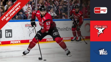 For international fans only - DEL: Kölner Haie vs. Schwenninger Wild Wings