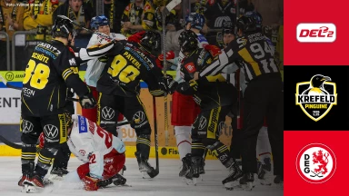 DEL2: Krefeld Pinguine vs. Düsseldorfer EG