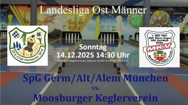 SpG Germ/Alt/Alem München H1 - Moosburger Keglerverein H1