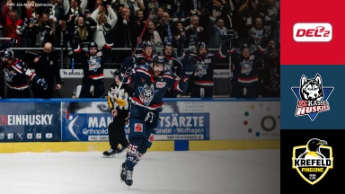 DEL2: EC Kassel Huskies vs. Krefeld Pinguine