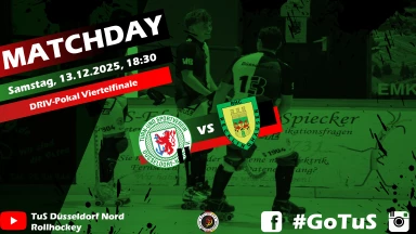 DRIV Pokal 1/4 Finale Herren - TuS Düsseldorf Nord II vs. RHC Recklinghausen