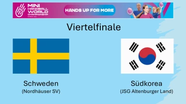 Mini Handball WM 2025 - Viertelfinale 3