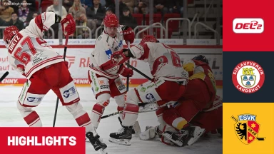 DEL2: EV Landshut vs. ESV Kaufbeuren | Highlights