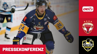 DEL2: Lausitzer Füchse vs. Krefeld Pinguine | Pressekonferenz