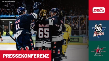 DEL2: EC Kassel Huskies vs. Starbulls Rosenheim | Pressekonferenz