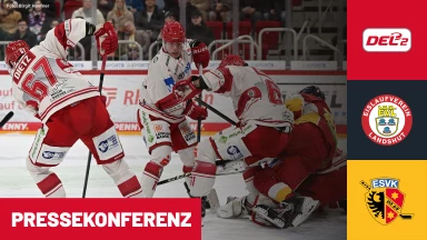 DEL2: EV Landshut vs. ESV Kaufbeuren | Pressekonferenz