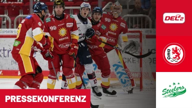 DEL2: Düsseldorfer EG vs. Bietigheim Steelers | Pressekonferenz