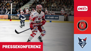 DEL2: Eispiraten Crimmitschau vs. Blue Devils Weiden | Pressekonferenz