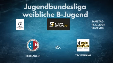 JBLH wB Vorrunde 5: HC Erlangen vs. TSV Ismaning