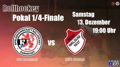 Rollhockey DRIV-Pokal 1/4-Finale - SGR Darmstadt vs. RESG Walsum